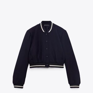 Zara Crop Bomber Jacket